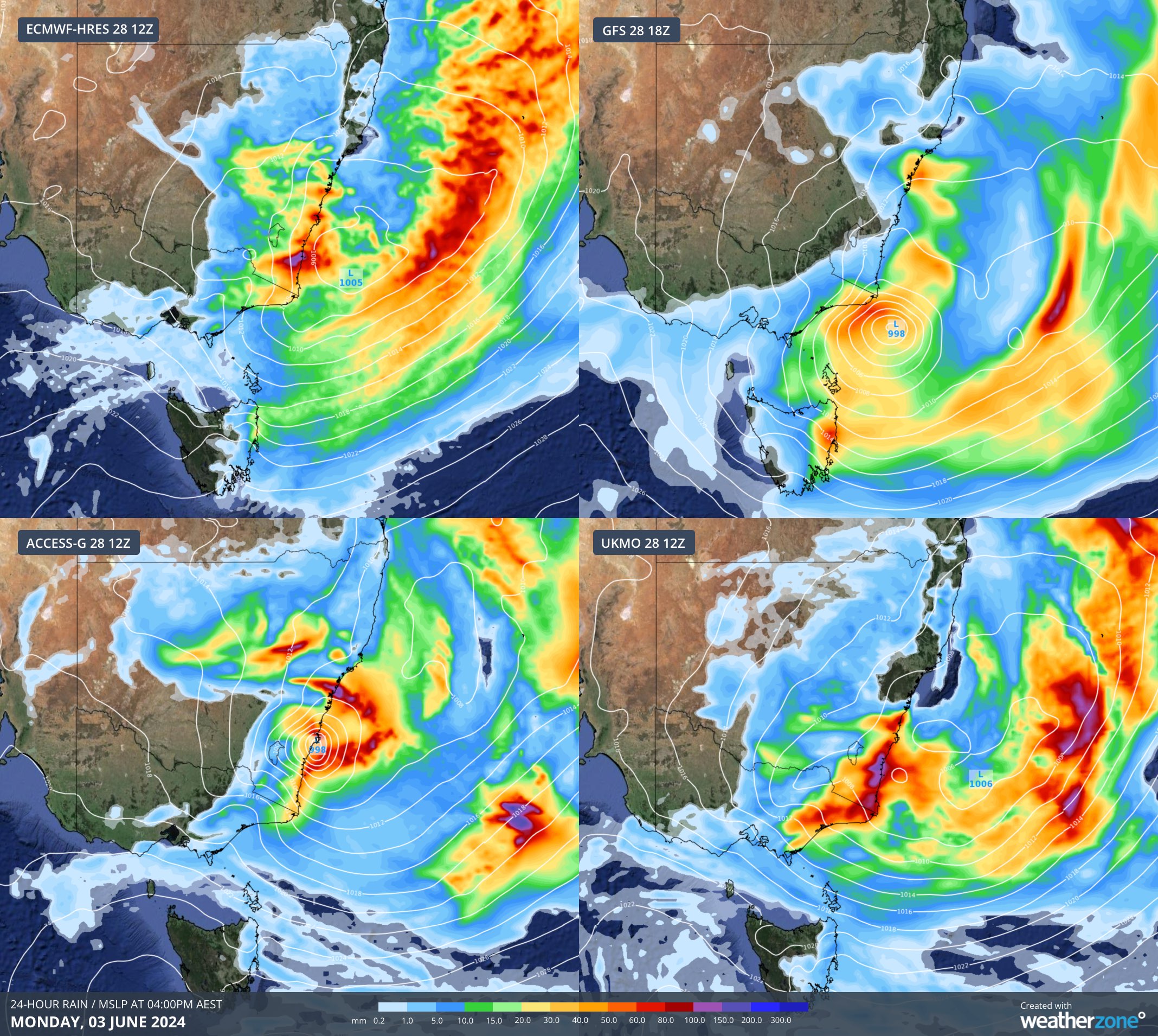 East Coast Low forming this weekend off NSW